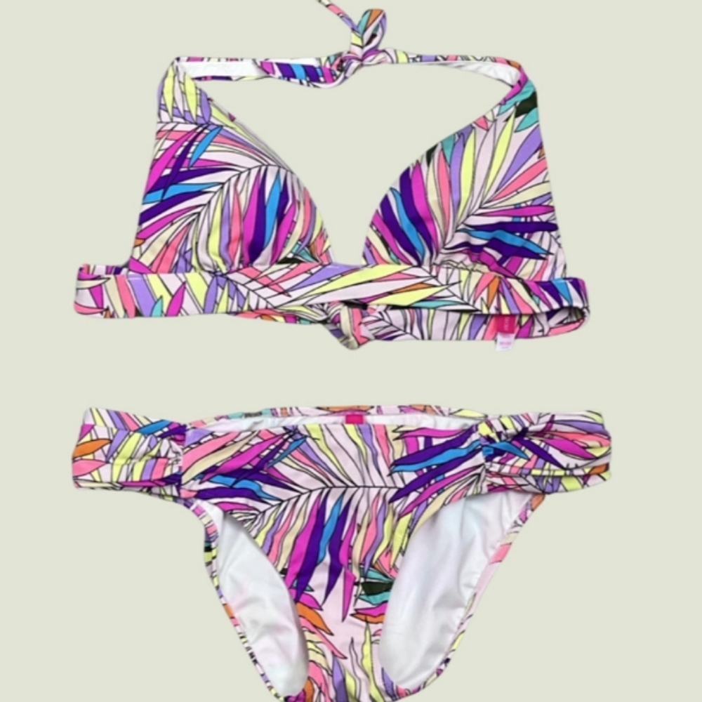 Victoria Secrets Multi color bikini,  top and bottom